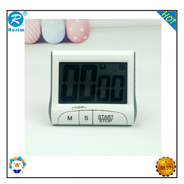 Resim Large screen timer kitchen reminder electronic timer digital stopwatch timer ราคา 116 บาท*ส่งฟรี