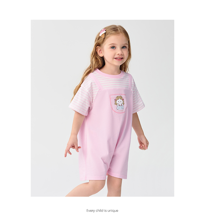 Balabala Miiiiichan Ip Girl nachtjapon, kinderkleding, zomerjurk met airconditioning, puur katoen