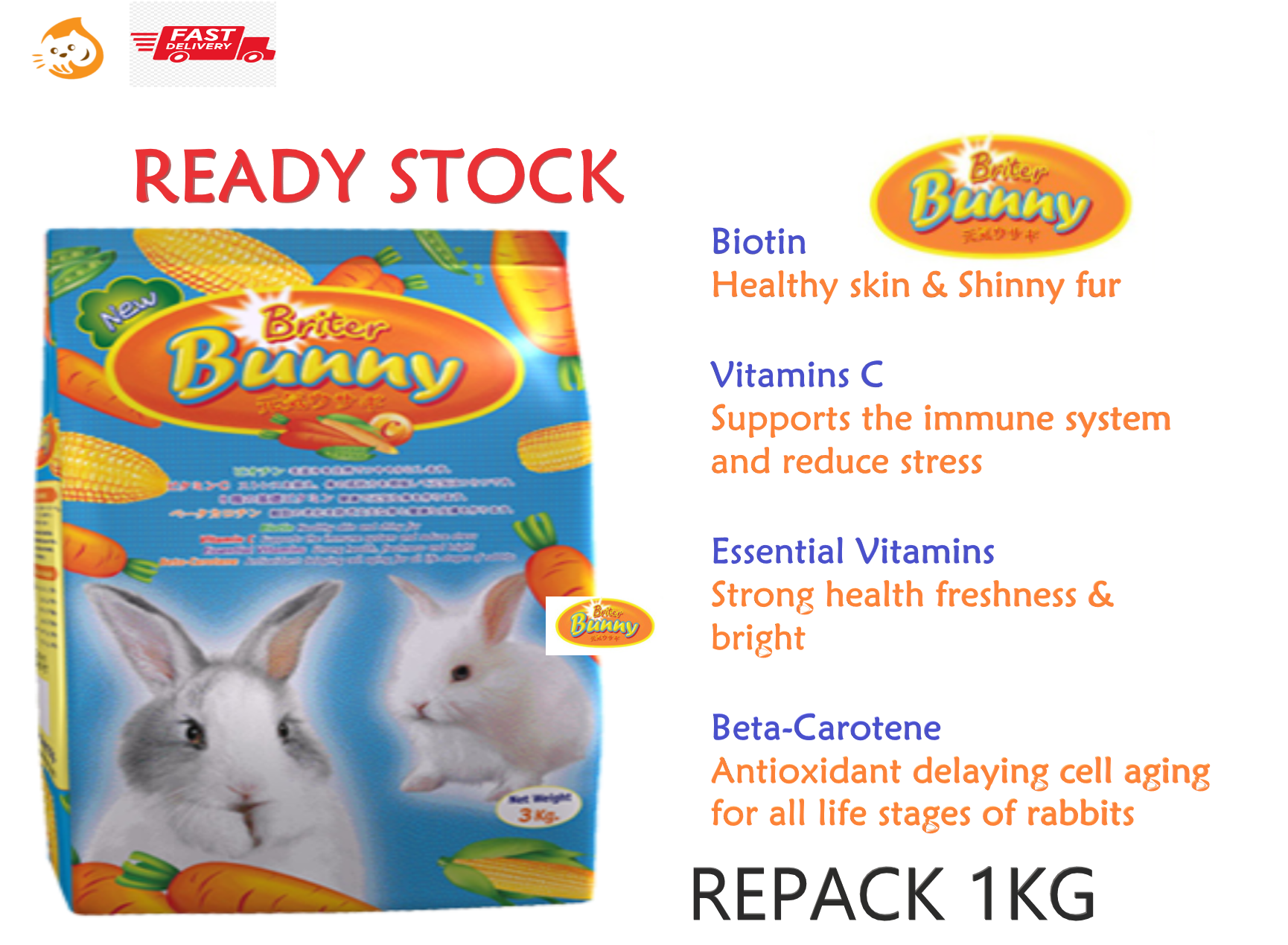 briter bunny rabbit food