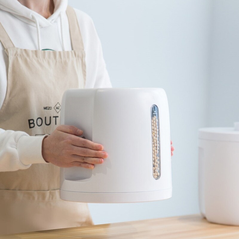 Gambar 9ZhouGZ Millet s vacuum ricer box thickening sealed container pet cat food storage barrel storage bucket 10 kg insect resistant 20