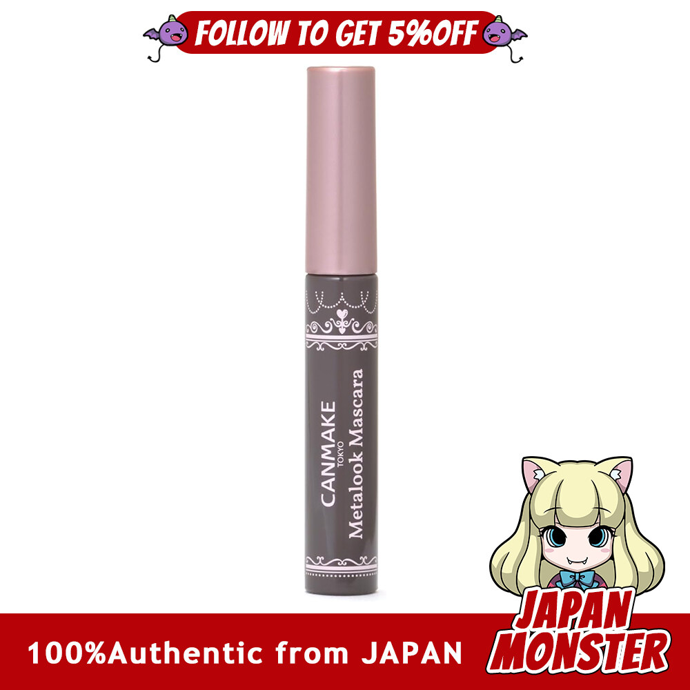 Canmake Metal Look Mascara 03 Sweet Black Mascara Metal comb Bundled eyelashes Curl up Curl retention Japan