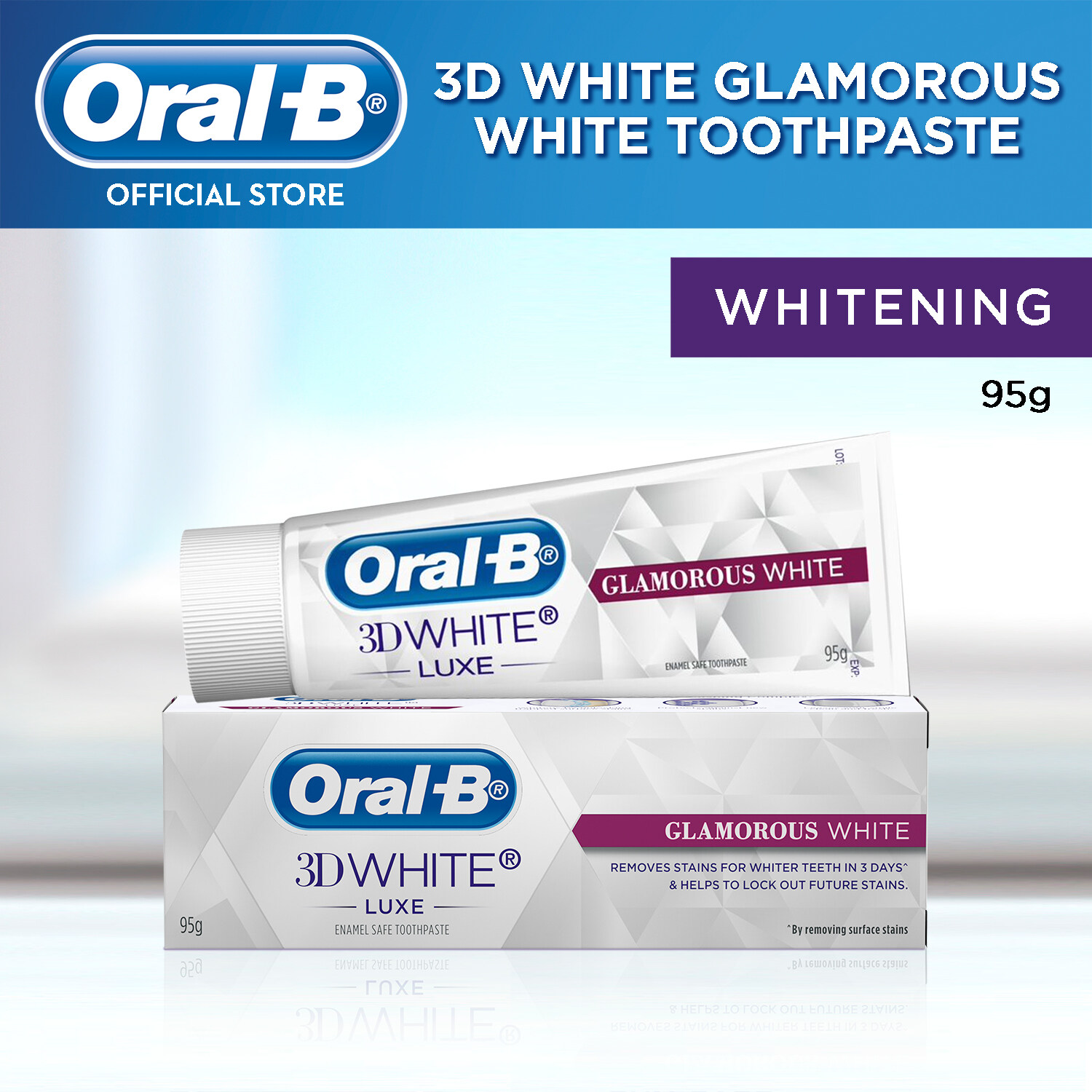 toothpaste oral b 3d white