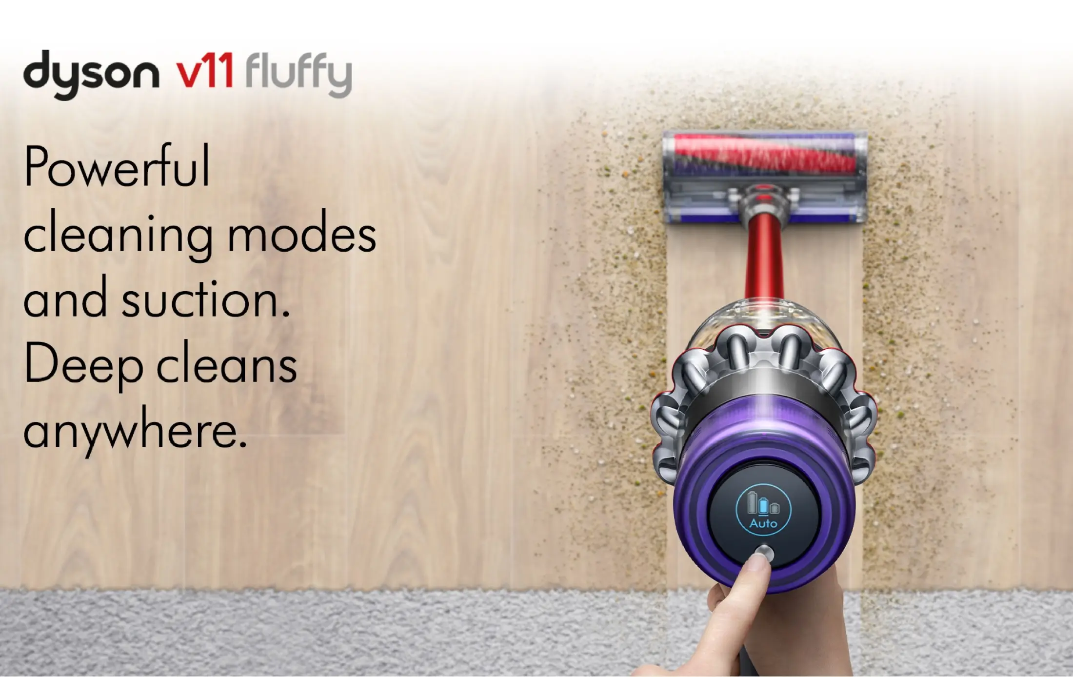 Dyson Stick Vacuum Cleaner V11 Fluffy (Nickel / Red) Seng Huat