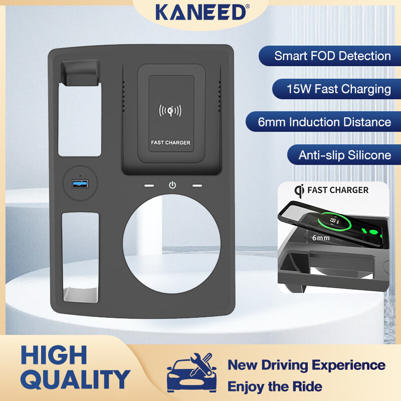 KANEED HFC-1054 Car Qi Standard Wireless Charger 15W / 10W Quick Charging for Audi Q3 2019-2022, Left Driving ราคา 4,195 บาท*ส่งฟรี