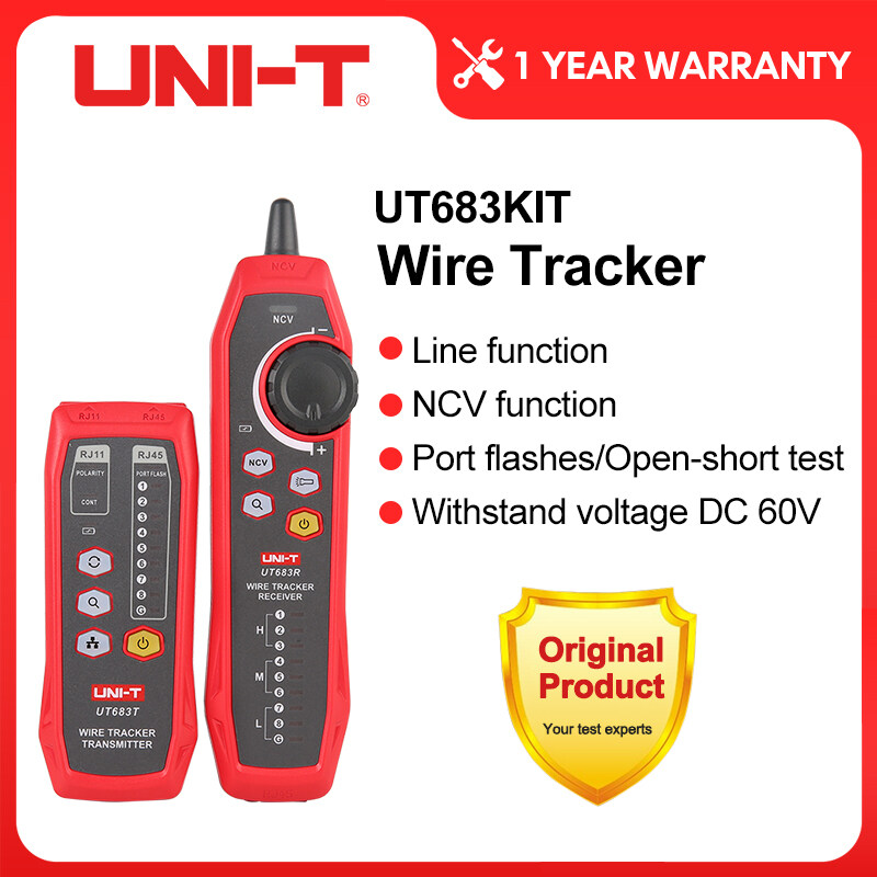 UNI-T UT683KIT Lan Tester Network Wire Tracer Cable Tracker RJ45 RJ11