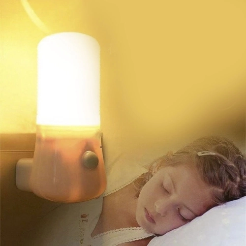 โคมไฟข้างเตียง1W พร้อมไฟ LED 6ดวง,ไฟข้างเตียงพร้อมปลั๊ก EU และ US,AC 110-220V,สำหรับตกแต่งบ้าน,สำหรับของขวัญเด็ก