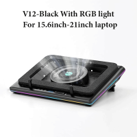 Llano Laptop Cooling Pad Equipped USB Powered Cooler Turbo-Fan Rapid Cooling Gaming Laptop With Adjustable Brackets Suit for the 13-21 inch Laptop