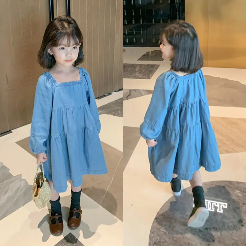 denim dress for kid girl