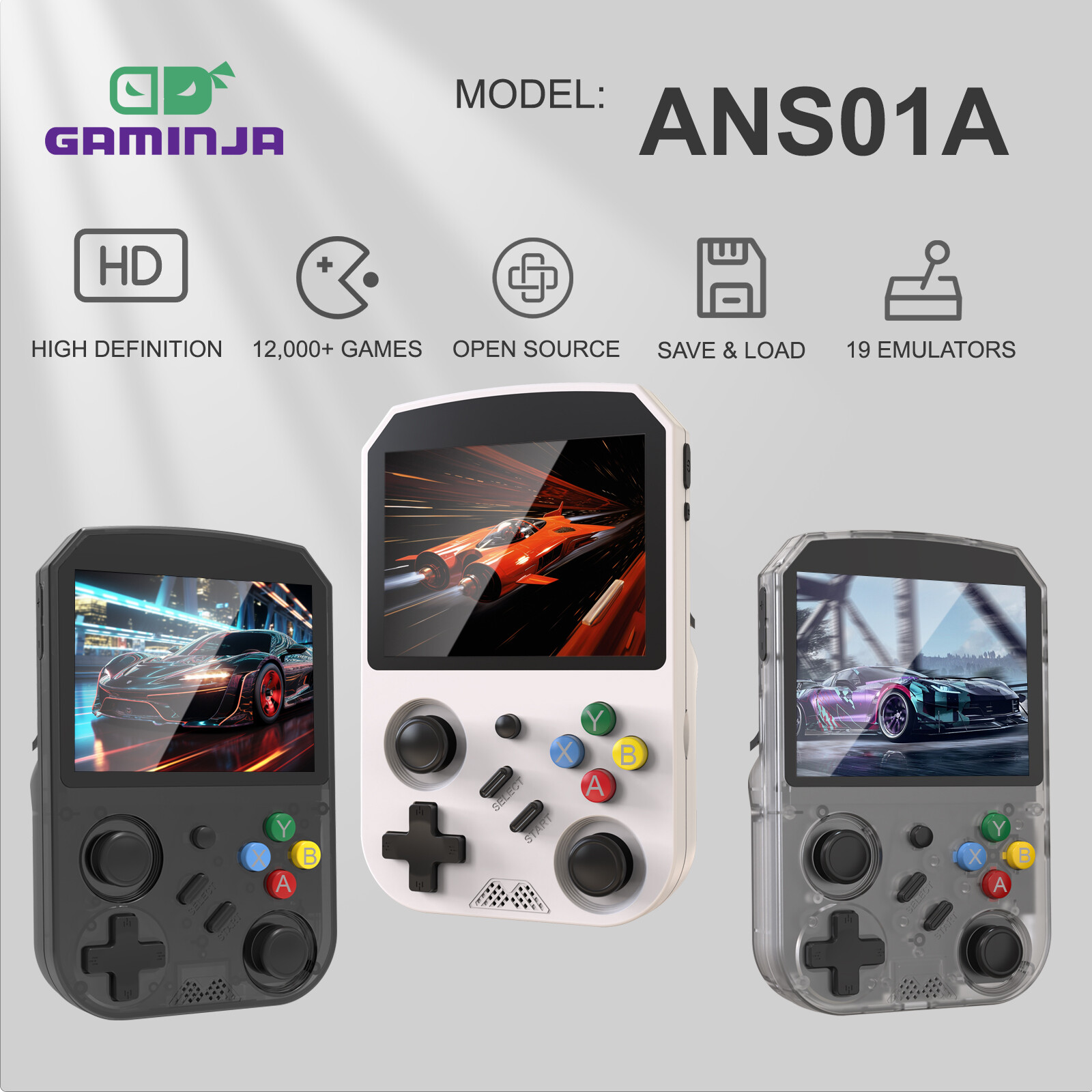 Open Source Retro Handheld Video Game Console Linux System 3.5 Inch IPS Screen Portable Pocket Video Player 64GB Games ราคา  708 บาท*ส่งฟรี
