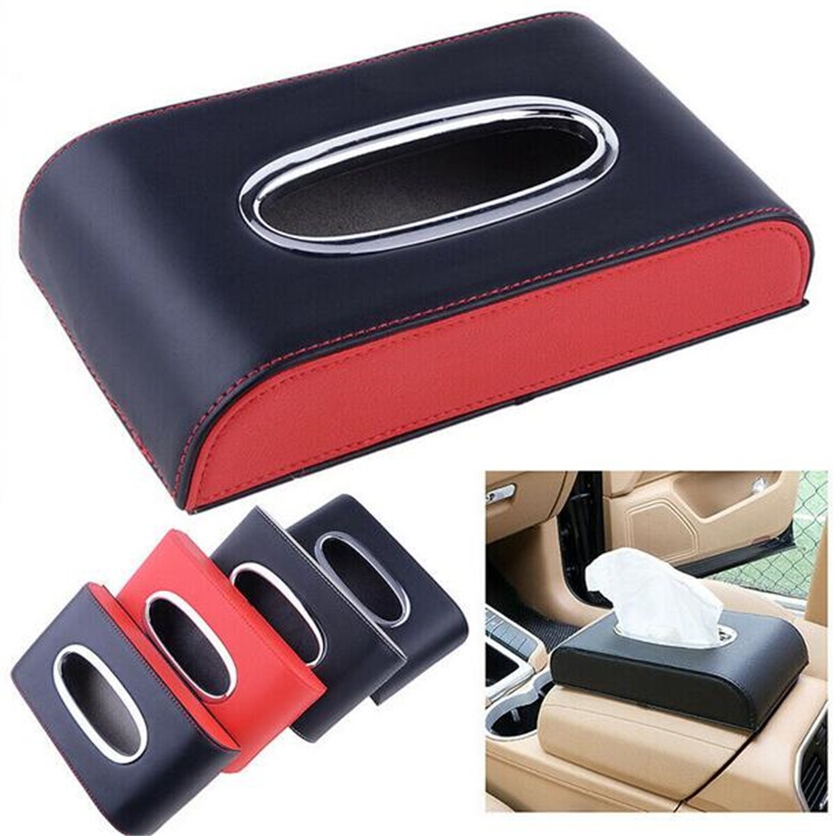 Gambar CW Car AmrestTissueCover PaperHome Napkin Holder Case