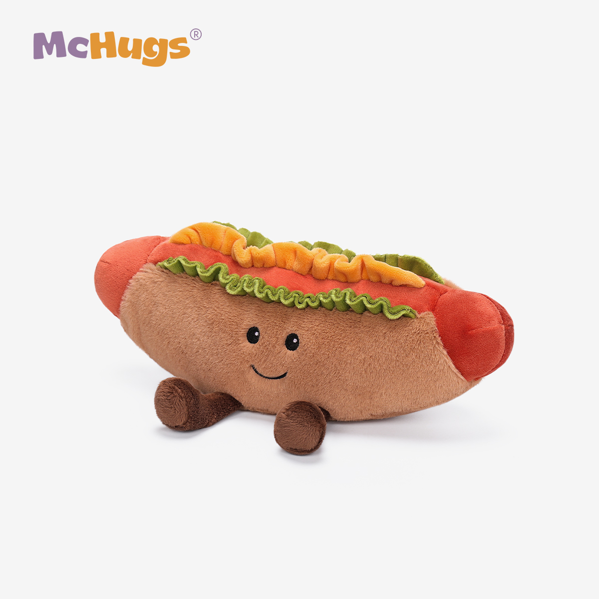 McHugs Hot Dog Stuffed Toy Soft Food Plush Cute Plushie Perfect Huggable Plush Gift Toys for Kids 7.88 inch ราคา 819 บาท*ส่งฟรี