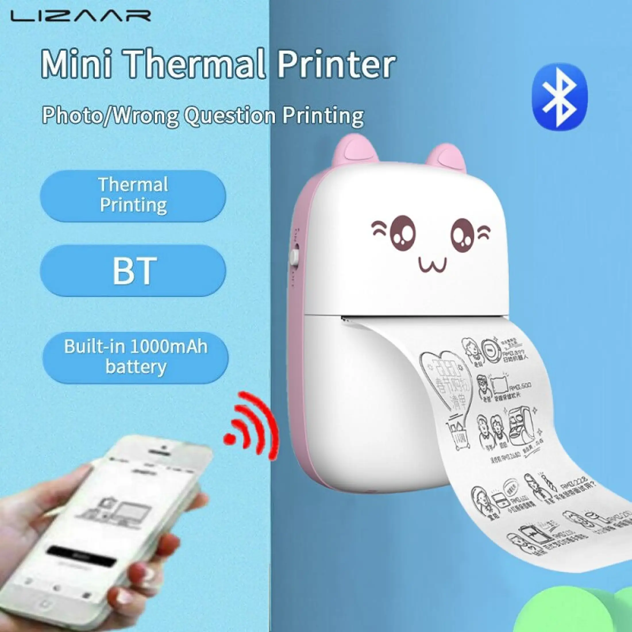bluetooth mini printer for phone
