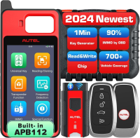 2025 New Autel MaxiIM KM100(X) Key Fob Proogramming ToolKey Fob Programmer Immobilizer Tool Key Creation IMMO Learning Tool Chip Read