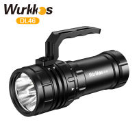Wurkkos DL46 46950 20000 lumens super bright LED diving flashlight 608 meters long throw magnetic switch anti-corrosion diving flashlight underwater 100M suitable for sea fishing/diving