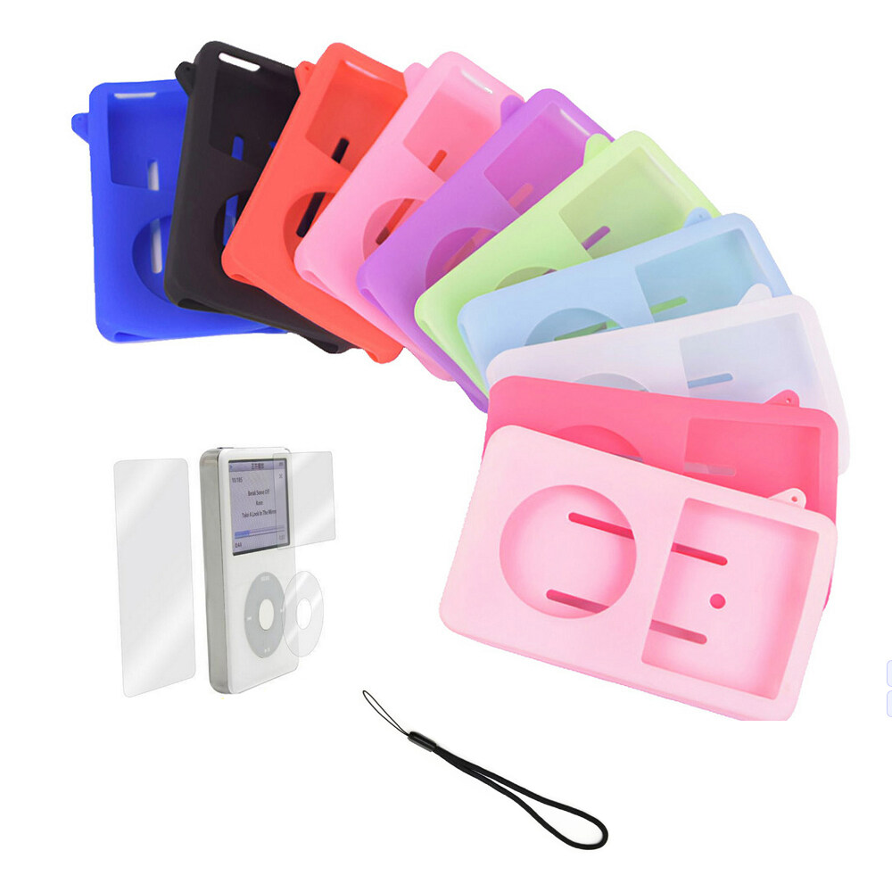 Silicone Skin Case Cover for Apple iPod Classic 6th 7th 80GB 120GB