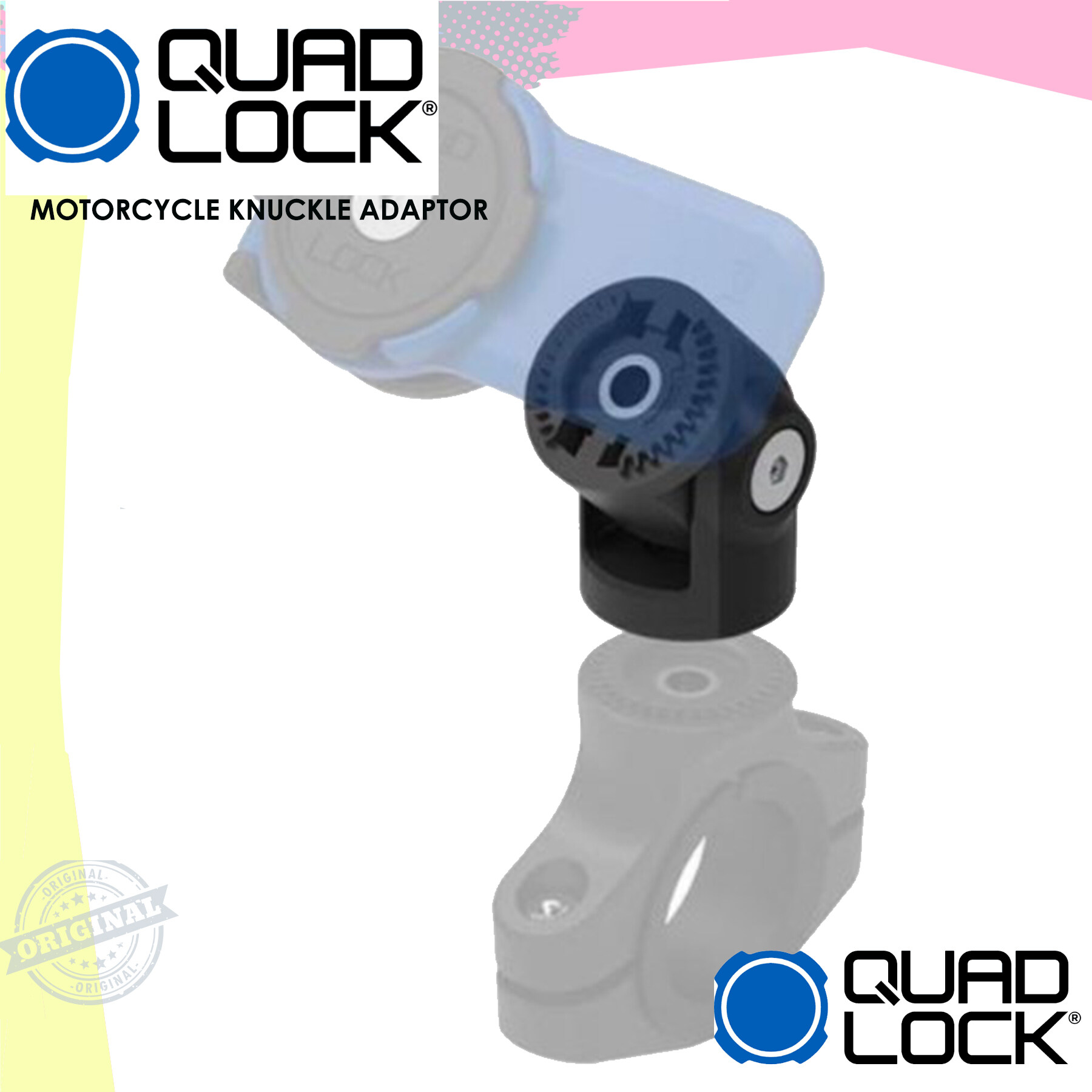 Quad lock online motorcycle knuckle adaptor