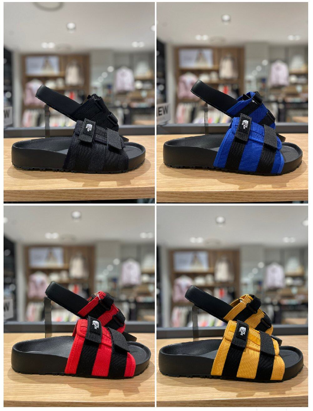 The North Face】 Korea Duffle Slide 4 Colors NS92Q04 Slippers