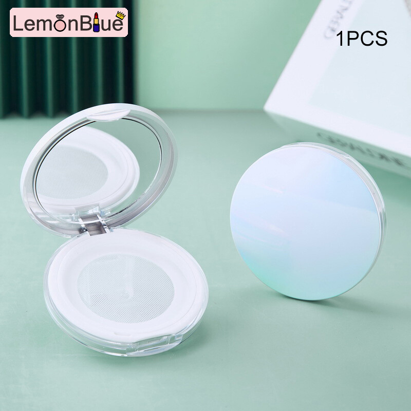 Gambar 1 3PCS Empty Loose Case with Mirror   Elasticated Net Sifter Reusable Travel Makeup Container 5g Capacity with Mirror   Elasticated Net Sifter Reusable Compact Empty Empty Loose Case