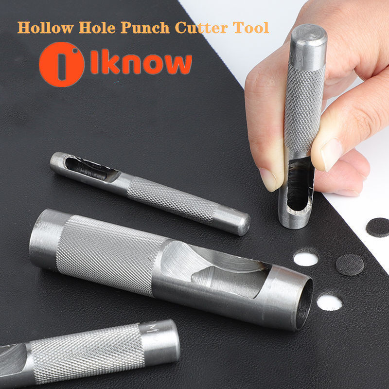 1 cái bộ đục lỗ tròn 3-32mm 10 cái dụng cụ đục lỗ thủ công bằng da dụng cụ đục lỗ rỗng cho dây đồng hồ thắt lưng giấy vải