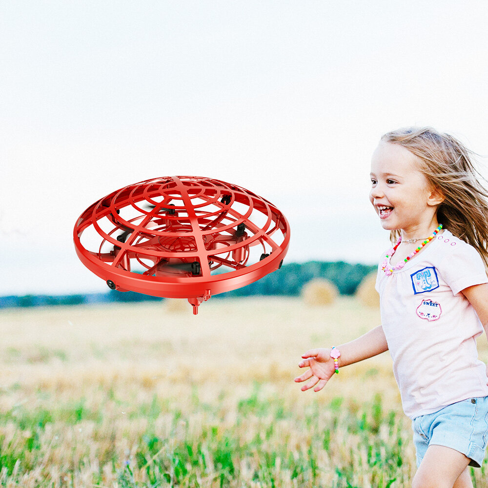 deerc mini 360 xoay tự động cảm biến bay lượn ufo đồ chơi bay cho trẻ em quà tặng tay điều khiển cử chỉ máy bay bay cảm ứng điều khiển bằng tay bốn trục led đồ chơi bóng bay cho bé trai và bé gái 17