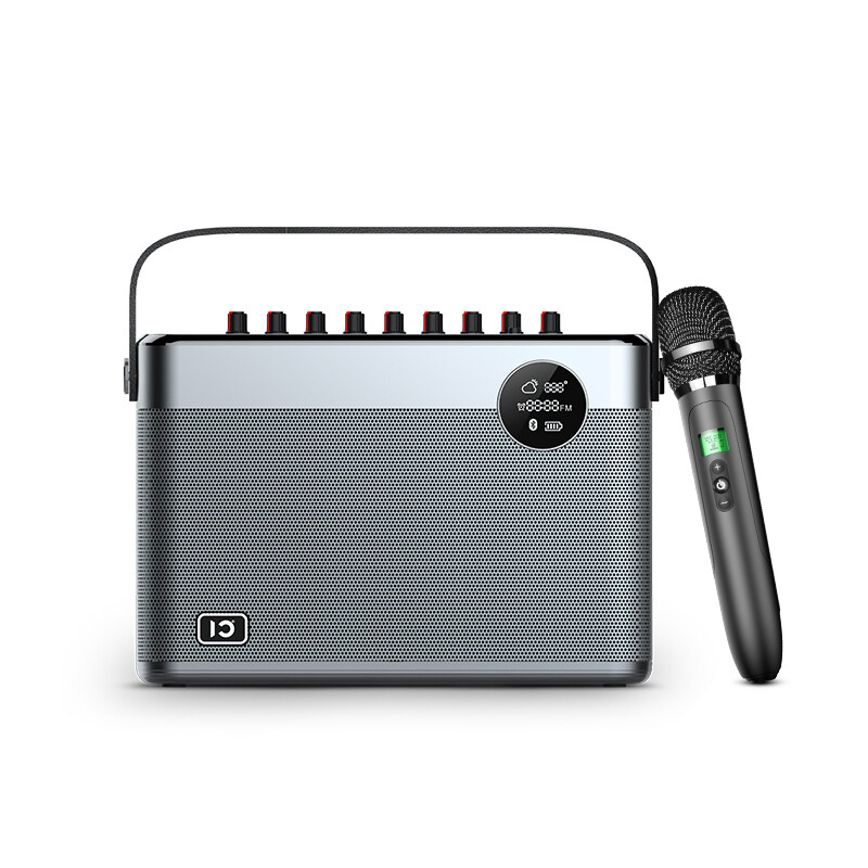 SHIDU 60W Bluetooth Speaker Handheld Wireless Microphone Echo Bass Treble Subwoofer Karaoke Sound Voice Changer Power Amplifier T10 ราคา 15,492 บาท*ส่งฟรี