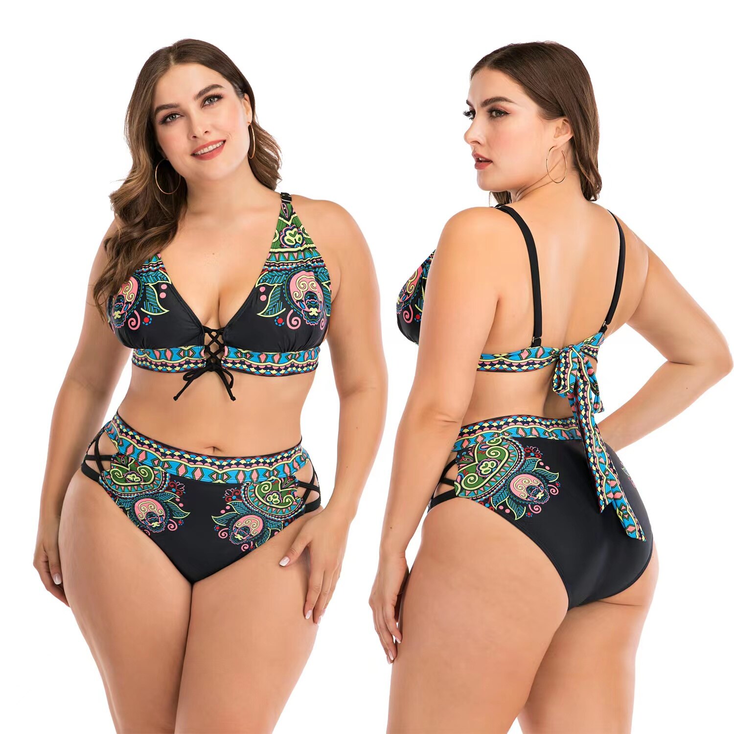 plus size retro bikini