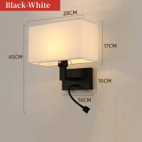 Rectangle Shade Wall Lamp With Toggle Switch 360degree Soft Tube Led Reading Light Bedroom Bedside Wall Sconces Room Decoration