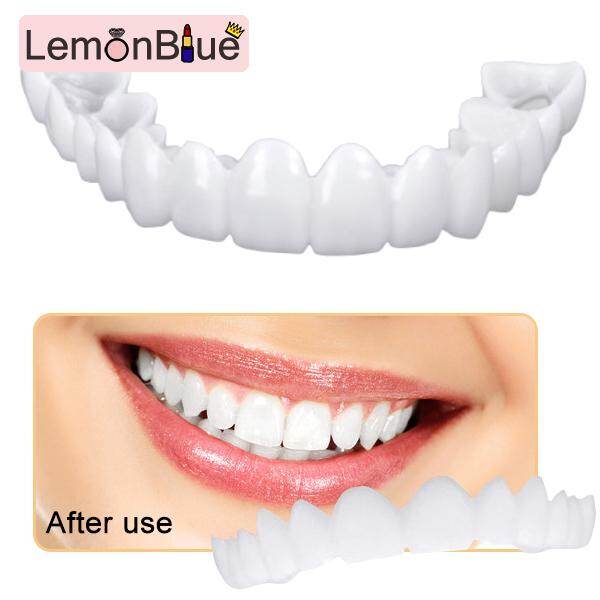 Gambar LemonBlue Smile Denture Fit Flex Teeth Top Cosmetic Veneer Cover