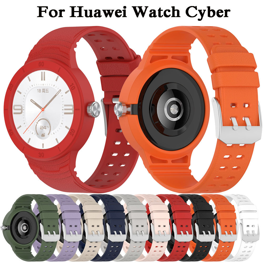 BEAHU Dây Đeo Silicon Cho Huawei Watch GT Cyber Dây Đeo Đồng Hồ Thông Minh