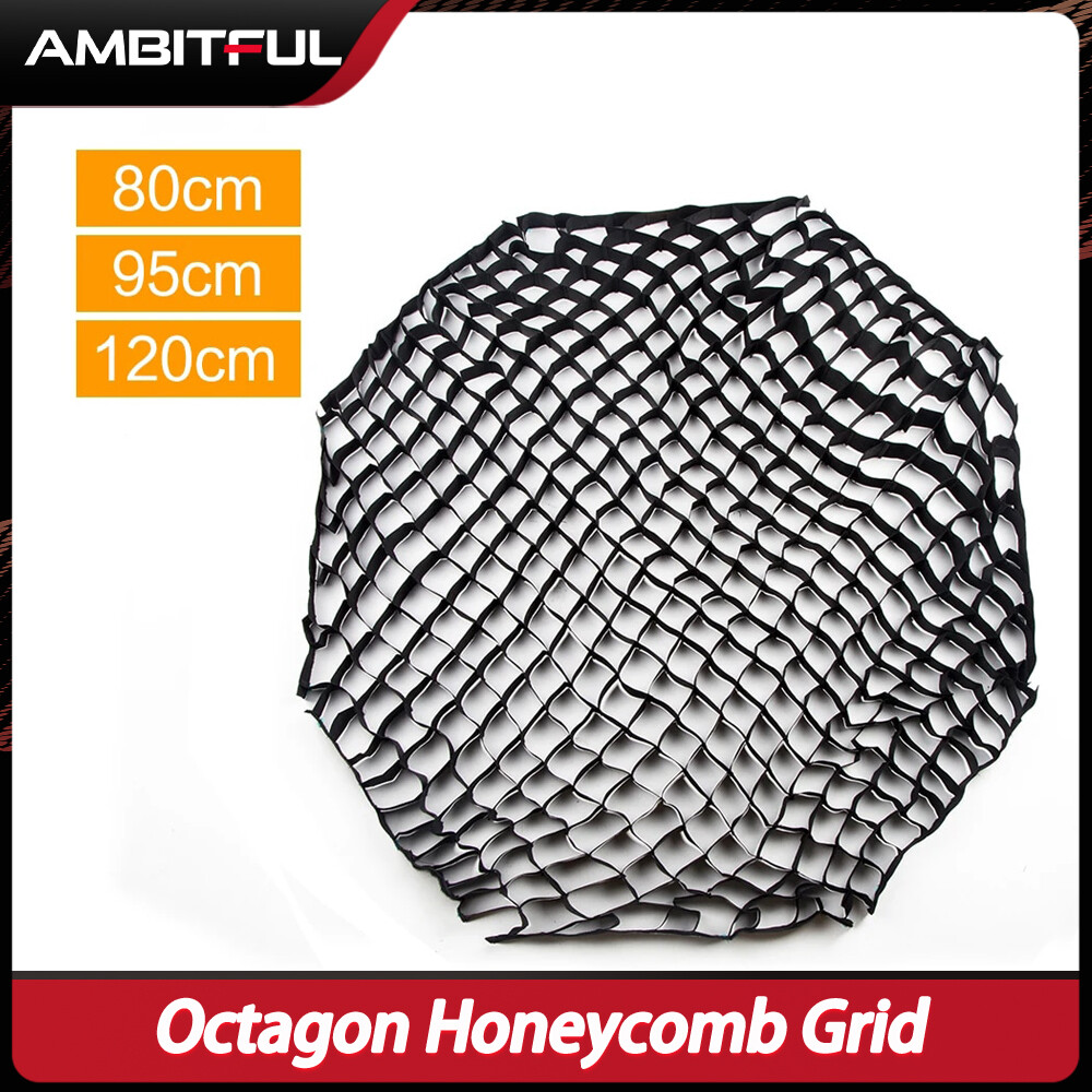 Godox 80cm 95cm 120cm Bát giác lưới tổ ong cho Godox 80cm 95cm 120cm ảnh di động phản xạ ô Softbox bát giác