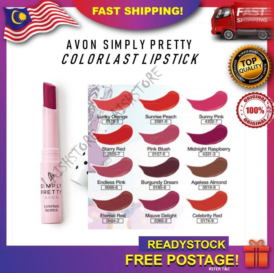 simply pretty colorlast lipstick