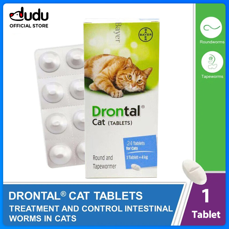 Bayer Drontal Plus Flavor For Cats Dewormer Pet Drontal Plus Tasty