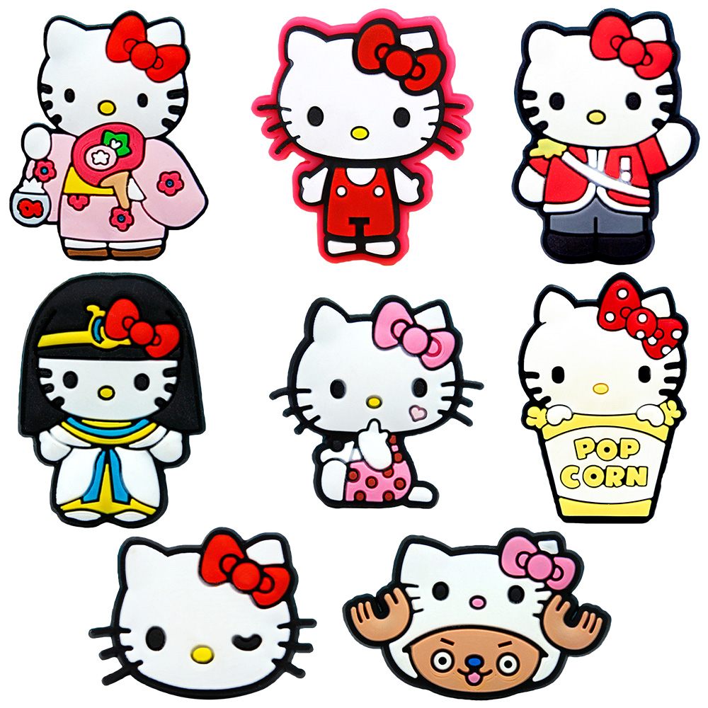 Croc Hello Kitty Cartoon Shoe Charms Accessories