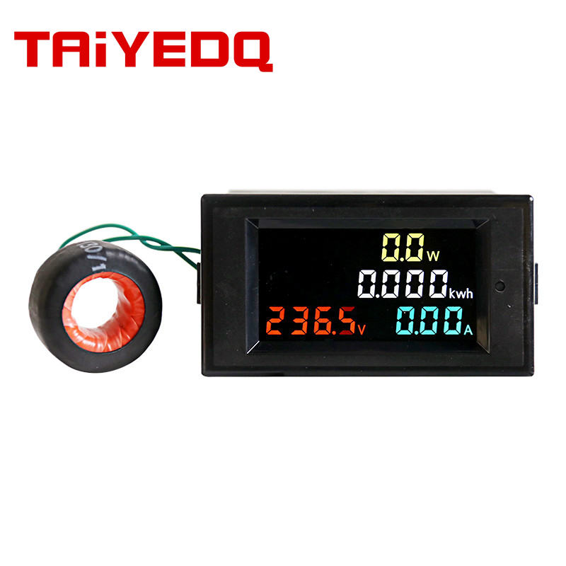 D69-2049 kỹ thuật số vôn kế xoay chiều Ampe kế 40-300V 200-450V điện đồng hồ đo năng lượng hiện tại