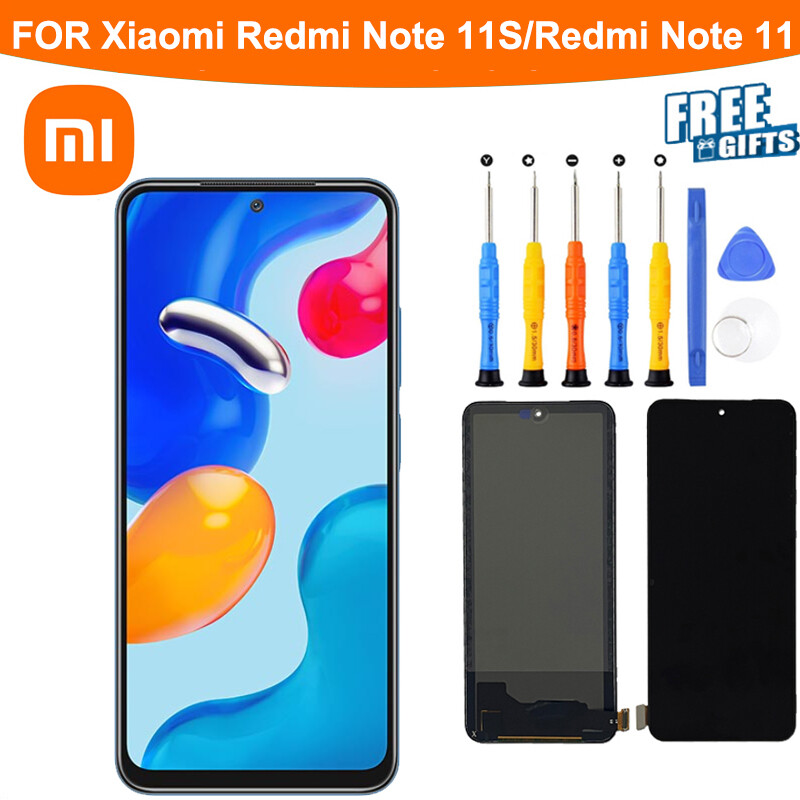 6.43 "cho xiaomi redmi note 11/redmi note11s màn hình lcd màn hình cảm ứng 2201117sg 2201117tg
