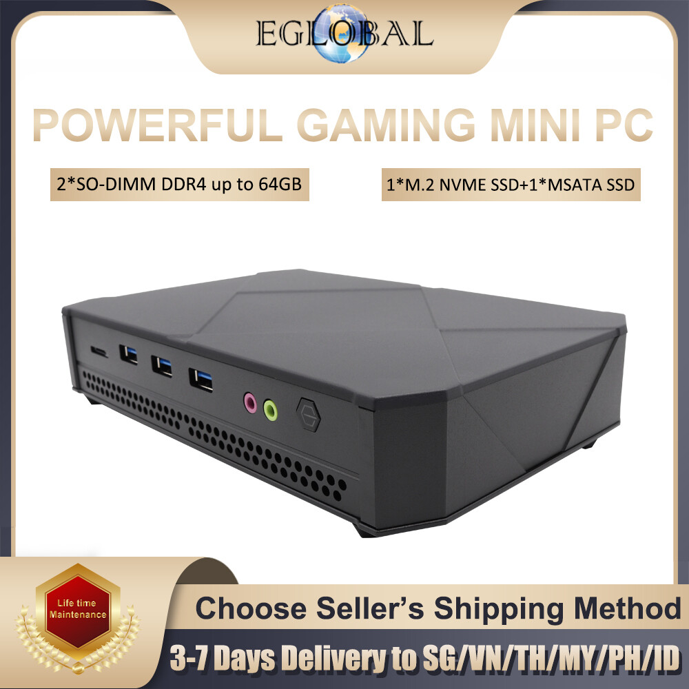 Eglobal VX2 Offie Mini PC 11th Gen Intel Core I5-1135g7 I7-1165G7/11800H I9-11900H Max 2TB NVME SSD 64G DDR4 RAM Three Display Desktop Computer Laptop ราคา 15,864 บาท*ส่งฟรี