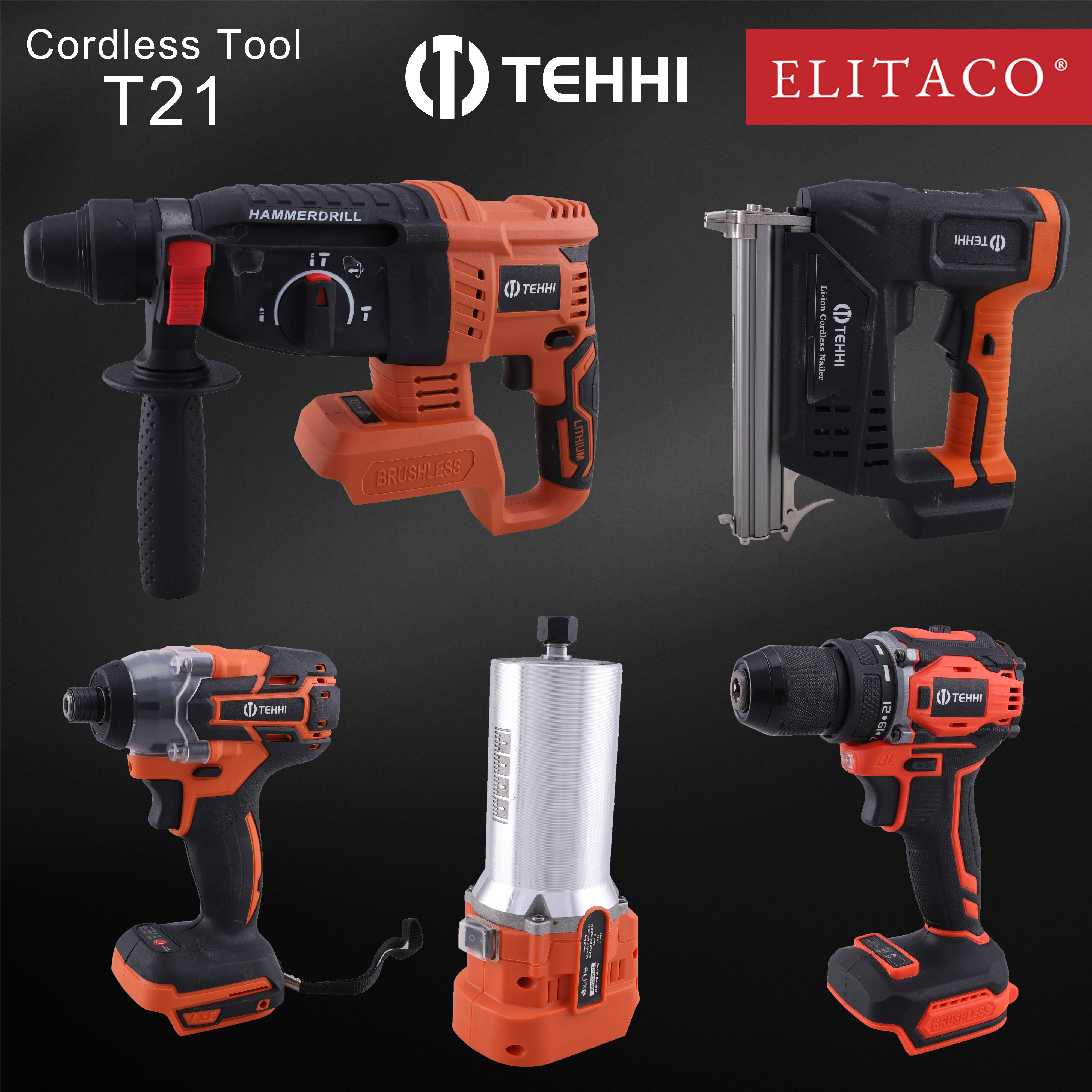 【ELITACO】 Tehhi Li-ion Cordless Electric Tools Rechargeable Heavy Duty Router Trimmer Power Hammer Drill Impact Driver Harga  290 Ringgit*Penghantaran Percuma