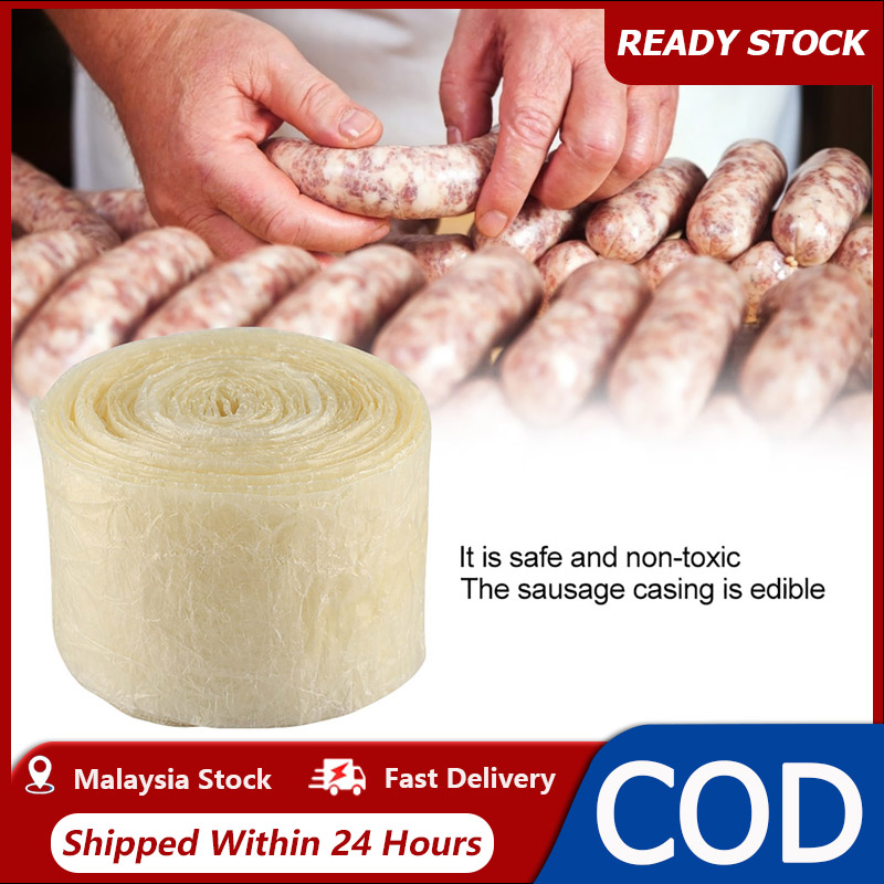 8m Edible Sausage Casings – 50mm Double Layer Pig Intestine Casings For Homemade Sausage & Hot Dogs