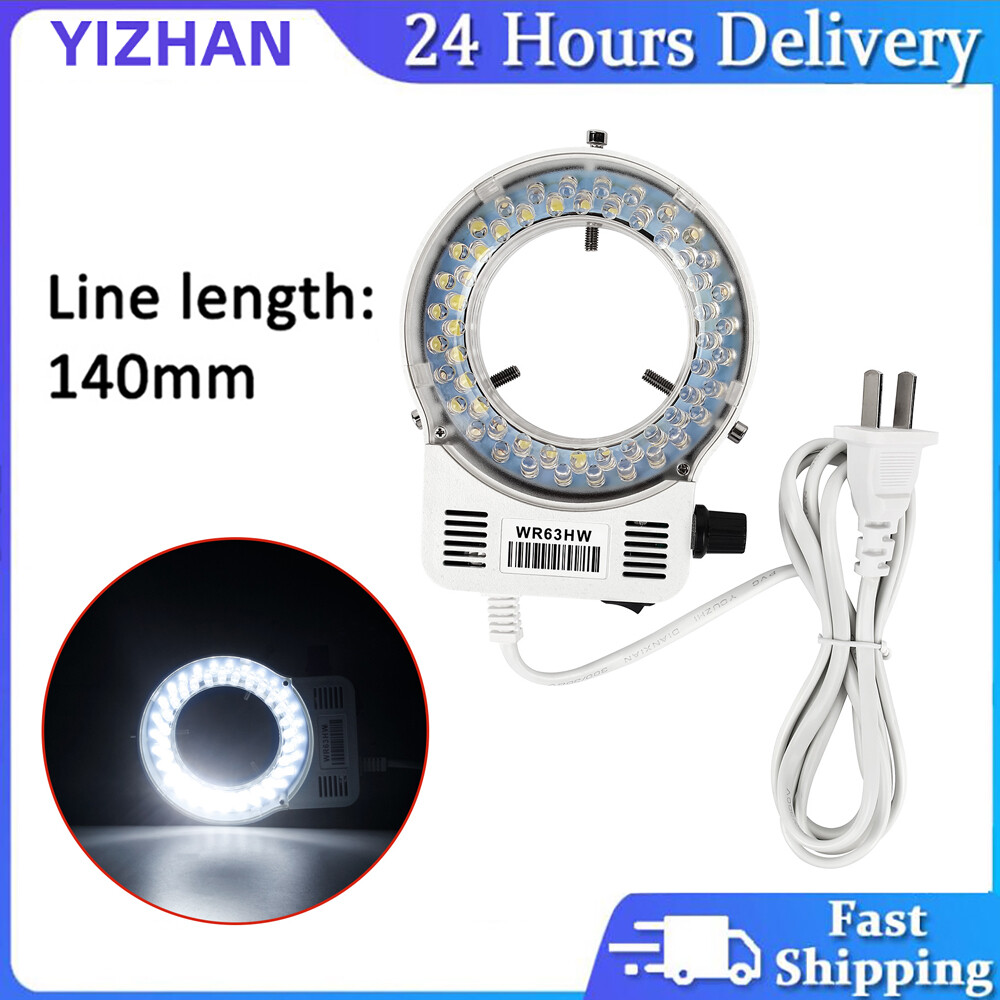 Kính Hiển Vi LED Ring Light Đèn Chiếu Sáng Cho Kính Hiển Vi Vòng Tròn Tuyệt Vời Ánh Sáng Công Nghiệp Kính Hiển Vi Camera Nguồn Sáng