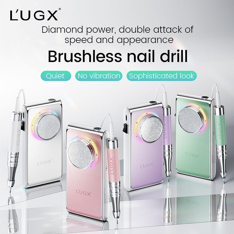 LUGX LG902 Coreless Leather Nail Drill Machine 少女心空心杯美甲