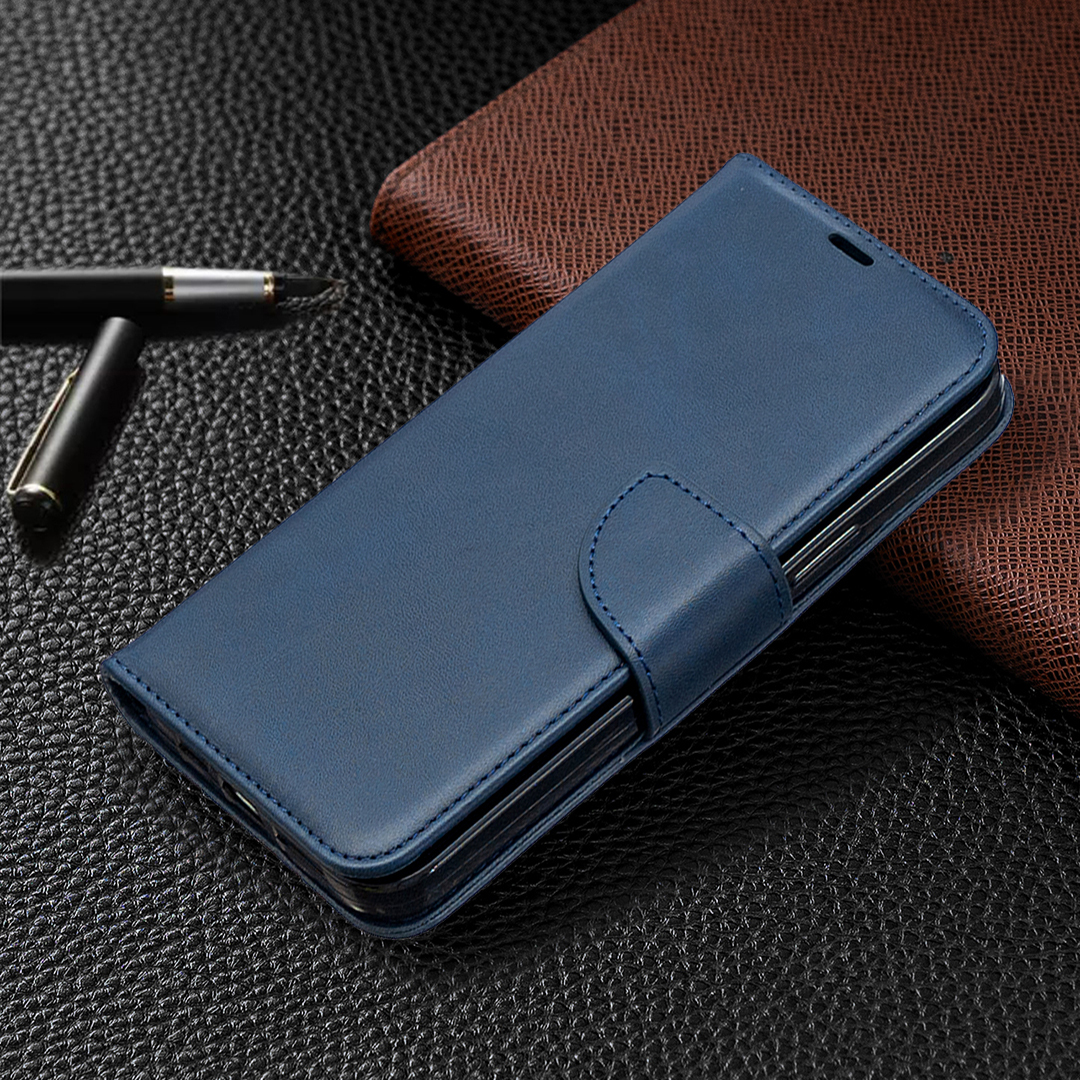 Leather Flip Phone Case With Card Slots And Stand For Smartphone_voghion.com