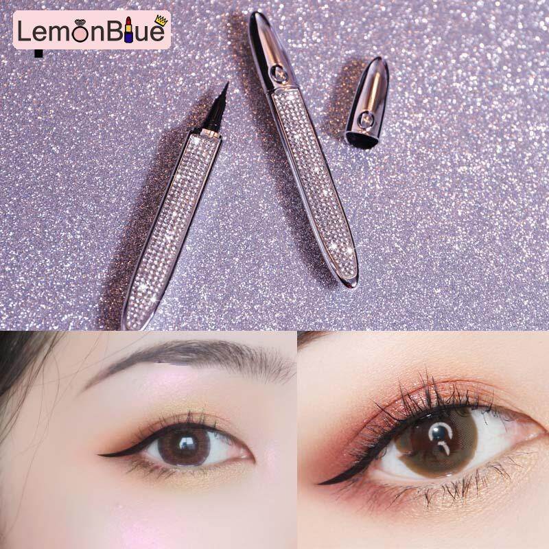 Gambar LemonBlue Waterproof Liquid Eyeliner Starry Diamond Shiny Quick drying Makeup Tools Long Lasting Eyeliner Pen Black
