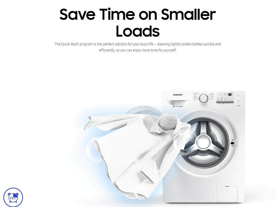 Samsung 7.5kg Digital Inverter Front Load Washer Washing Machine WW