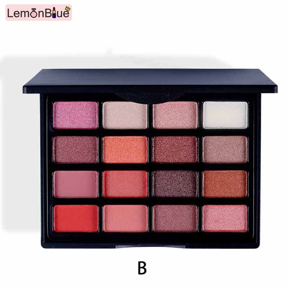 Gambar LemonBlue 16 Colors Eyeshadow Palette Shining Shimmer Nature Nude Makeup Eye Shadow Cosmetics Women Eye Makeup Makeup Eyeshadow 16 Colors Shining Shimmer Nature Nude Makeup Accessories Convenient