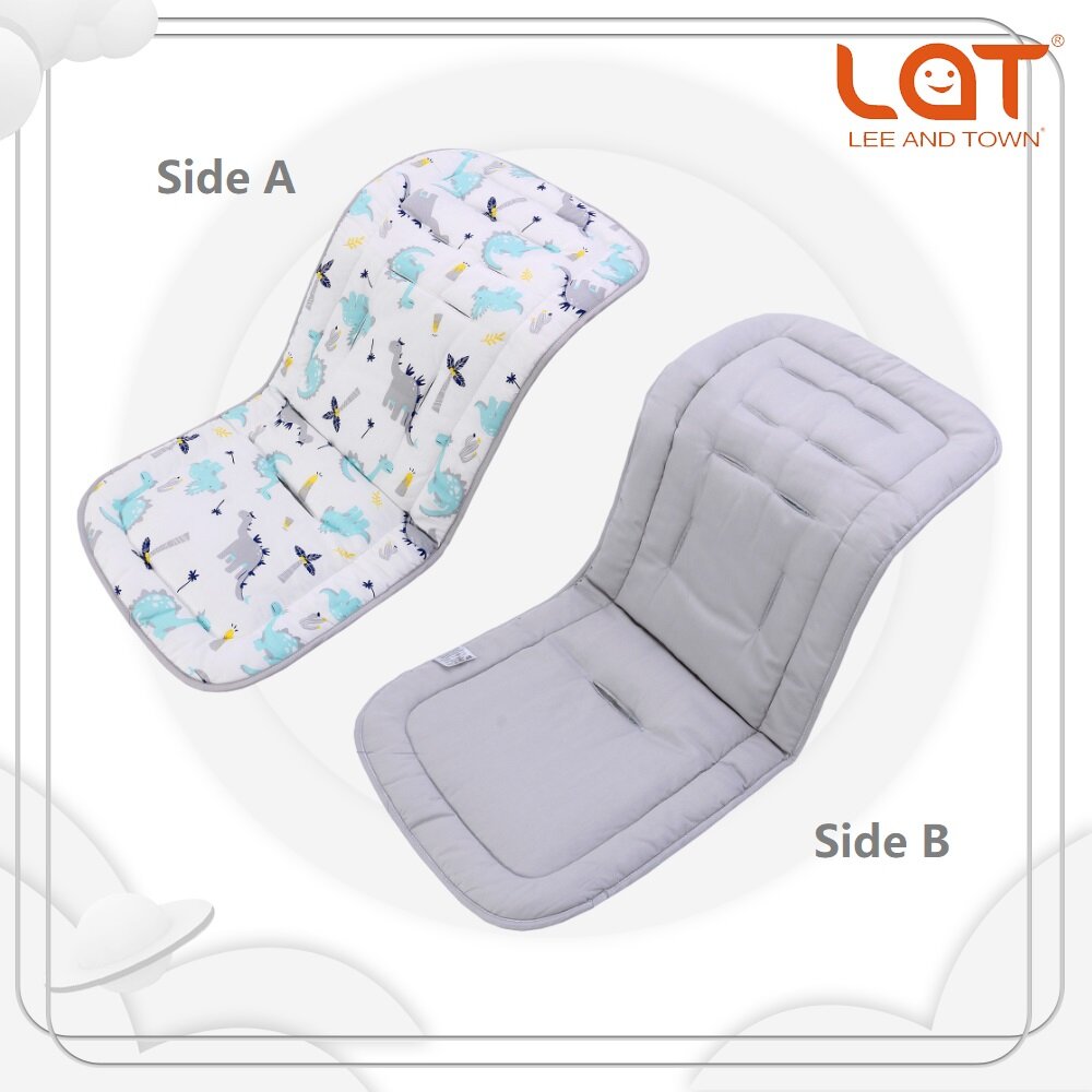 LAT Infant Baby Stroller Seat Cushion Pad Trolly Mattresses Pillow Cover Child Carriage Car High Chair Seat Protector Pushchair Urine Pad Liner Mat Cart Newborn Diapers Changing Nappy Pad /Pram/Buggy/Car/Feeding Chair General Mat ราคา 218 บาท*ส่งฟรี