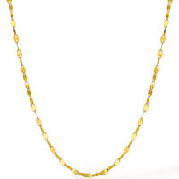 ZHOU LIU FU 周六福 750/18K Gold Necklace Yellow Gold Rose Gold White Gold Thin Chain Necklace for Women 40+5CM C059840/C059841/C059842