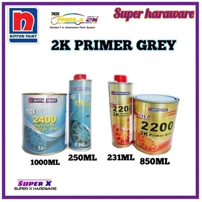 thumbnail image 2 of Halvar Scandinavian 2K Primer Set With Hardener – Matte Finish, Multiple Sizes & Colors 2 of 6