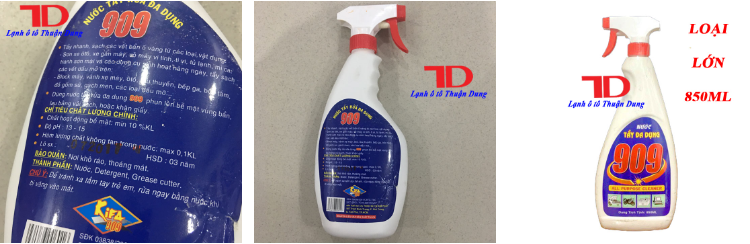 Nước tẩy rửa đa dụng 909 - Vật Tư Điện Lạnh Ô Tô Thuận Dung