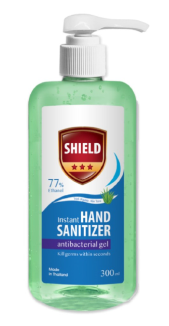 Gambar Shield Instant Hand Sanitiser Gel (300ml)