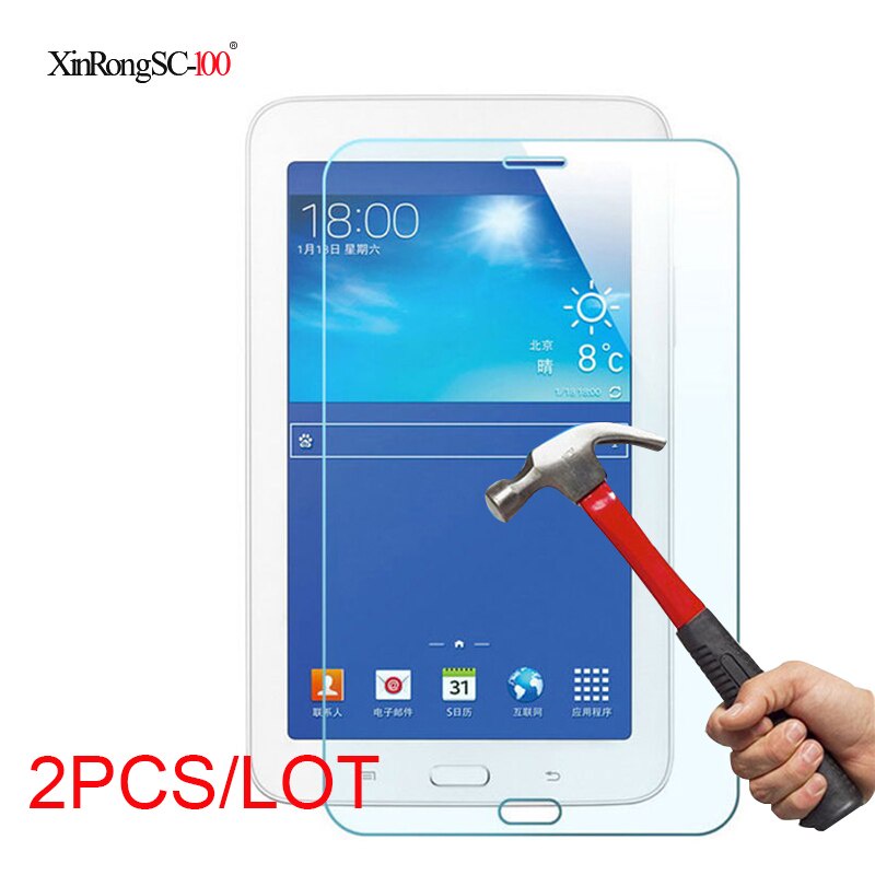 9h kính cường lực đối với samsung galaxy tab 2 3 4 7.0 sm-t210 sm-t211 t210 t211/3v sm-t116nu sm-t116 t110 t111 t116/gt-p3100 p3110 p3100/sm-t230 sm-t231 sm-t235y t230 t231 t235/a6 sm-t280 sm-t285 t280 t285 miếng bảo vệ màn hình màng bảo vệ máy tính bảng